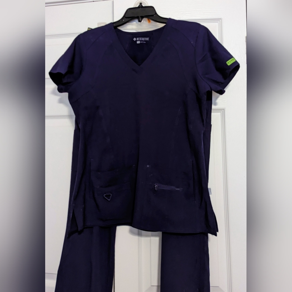 MedCouture Eggplant Scrubs